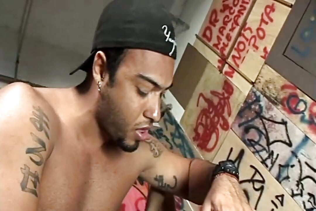 Sexy Brunette Tranny Assfucked by Monster Black Cock with Condom