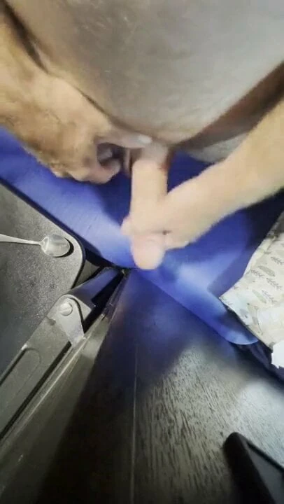 Spooning my cum into my mouth