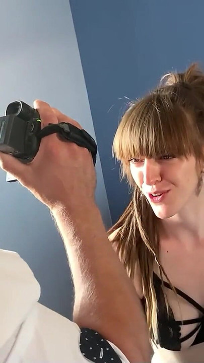 Memorable moment from "Real Amateur MMF 3Some for German Skinny Dreadlocks Teen Nicky Foxx"
