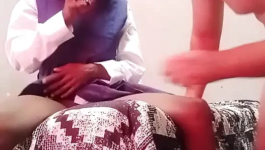 18 Year Old Teen Girl Pussy Played by Step Stepdaddy, Sucking His Cock