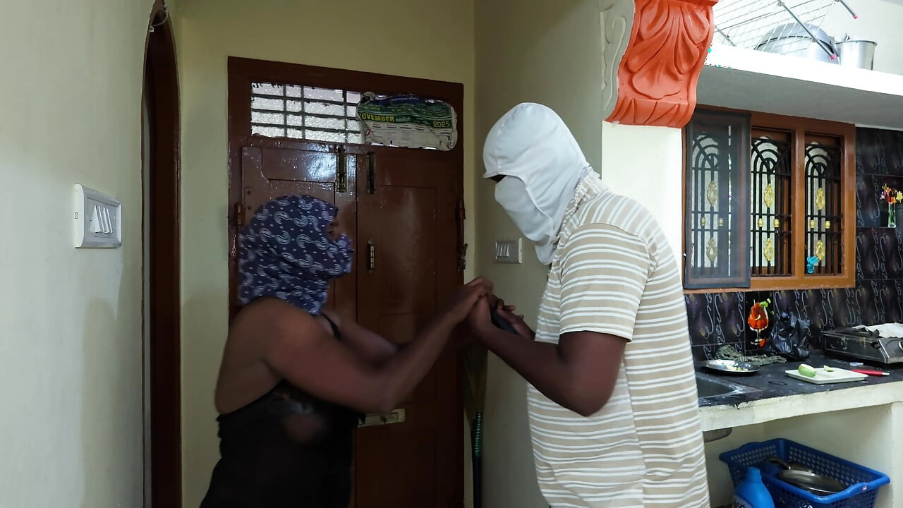 Neighbour and bathing aunty