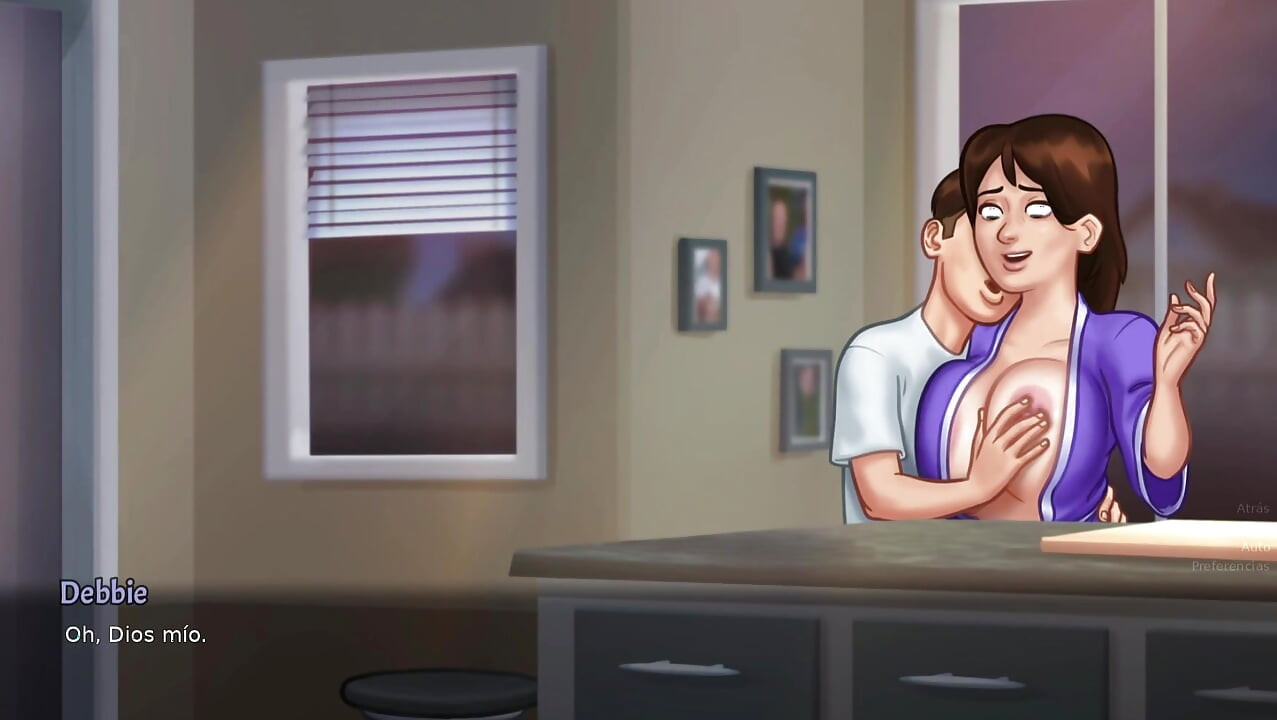 I managed to have a secret affair with my stepson when we were alone - Summertime Saga