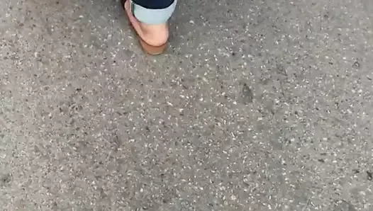 Arabic step moms sexy soles and sandals