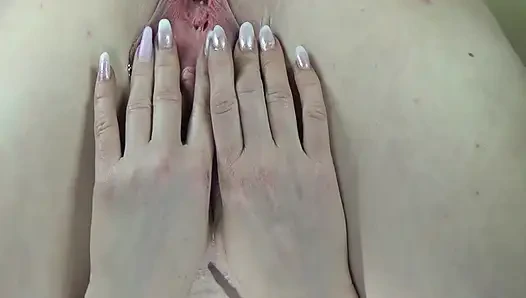 Labia Spreading Close up 3