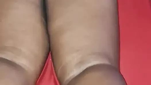 Half sister wearing thong panties