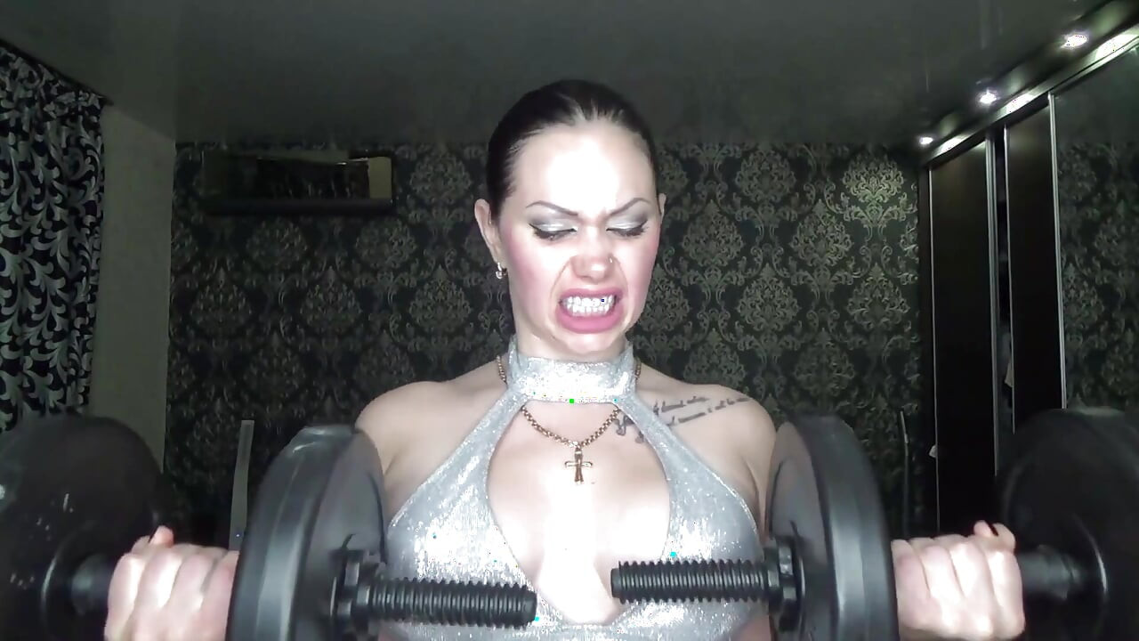 I am stronger than you! Muscle worship & muscle domination! My maximum of repeats!
