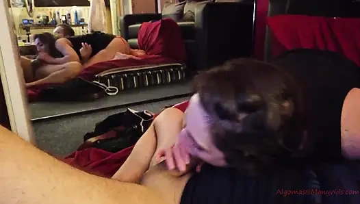 Seks anal dan mulut penuh sperma. Pov dildo dobel penetrasi