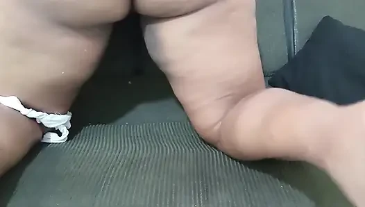 Stepmom Playing with Her Cucumber