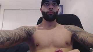 Str8 tattoo men cum hard & fast lll