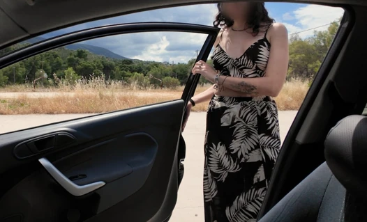 She Needed a Ride to Her House I Was Rubbing Her Pussy on the Way!