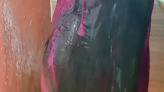 Hot MILF Big Ass & Huge Boobs Arab Stepmom Shower Sex in Bathroom