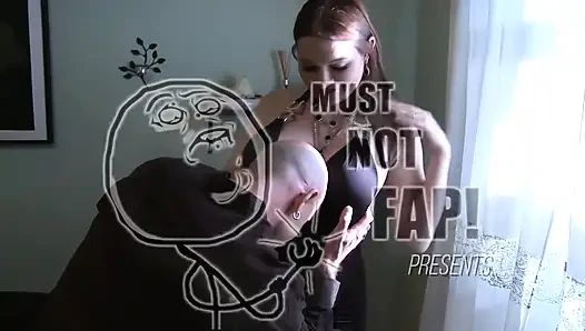 Big ass brunette gets a warm load on her huge tits