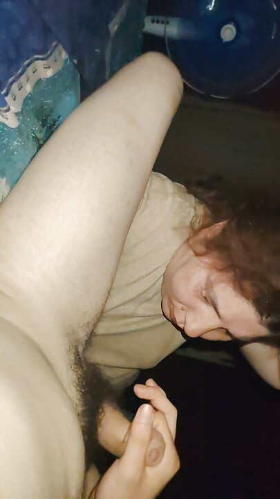 Wife giving me very long blowjob