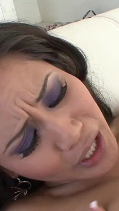 Curvy brunette Asian Teen with natural tits tastes the cum | Clip 1