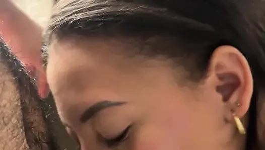 The best blowjob in the world very wet and with a lot of saliva ends up in my ass