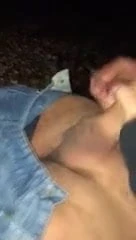 Wife and stranger public
