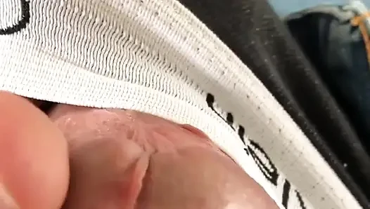 German Guy Sneaky Masturbation at Work