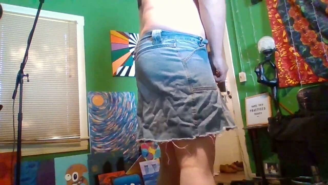 Denim skirt