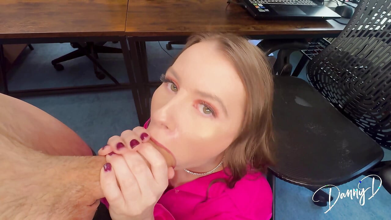 Danny D creampies prsata sekretarica Brook Logan POV