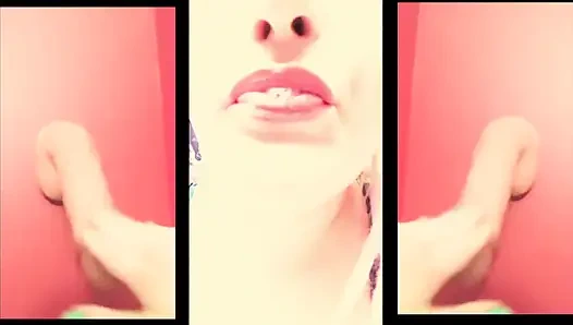 Wichs, während ich dir einen verbalen beatdown gebe, spucke auf dich und klatsche deinen schwanz