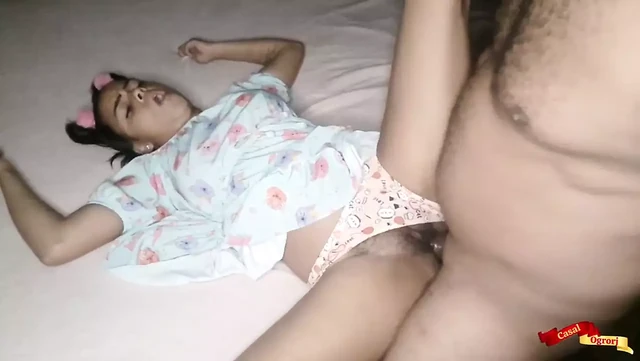Petite Stepdaughter with Hairy Pussy and Hot Ass