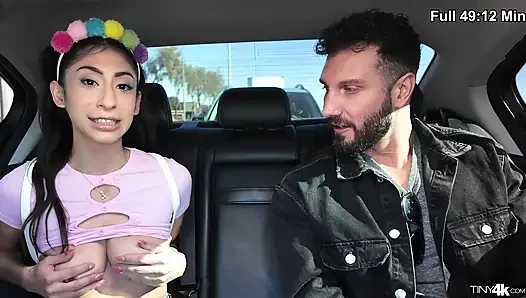 Raver Slut Brings Home Fat Dick For A Ride