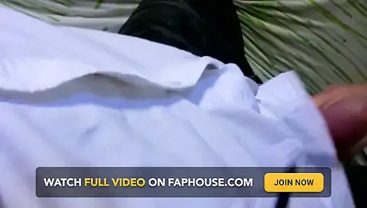 Nathalie Hot sex with big titted milf in red lingerie