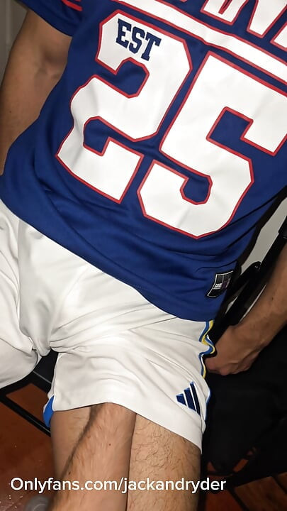 Hot Fuck After Training - Jerking Off & Rough Bareback