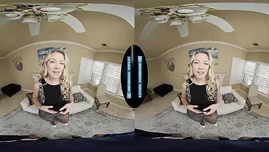 LETHAL HARDCORE VR - Sexy Blonde RIVER LYNN Pounded in Pantyhose