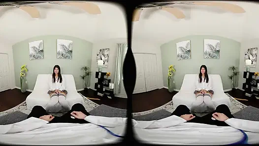 Forbvr - kamu ngajarin cewek imut ini caranya crot sambil dudukin kontolmu - pov