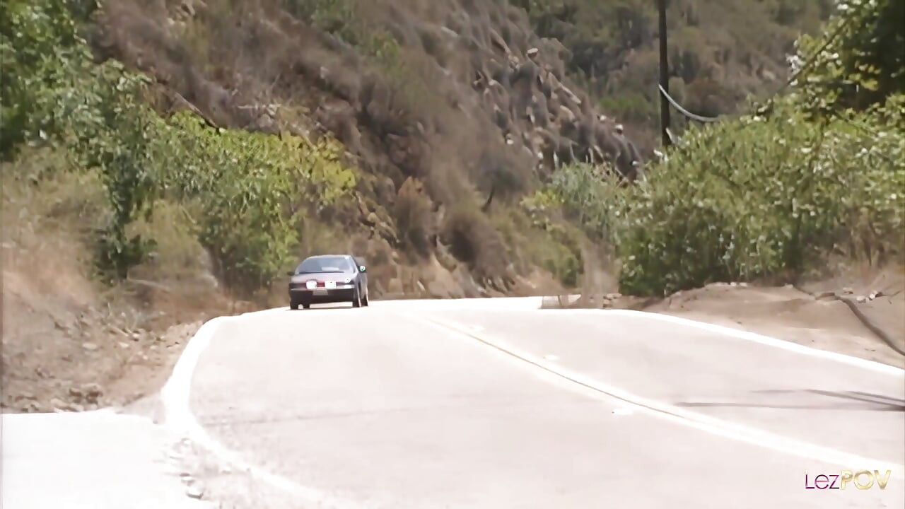 Lustful Dykes Use the Outdoor Patio for Doing Sixty Nine and Fucking Hard.