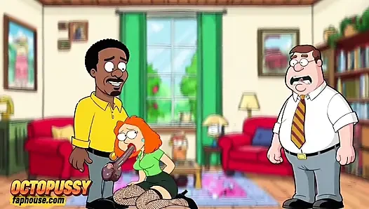 A Black Neighbor Shoved His Black Cock Into a White Married Housewife's Mouth.
