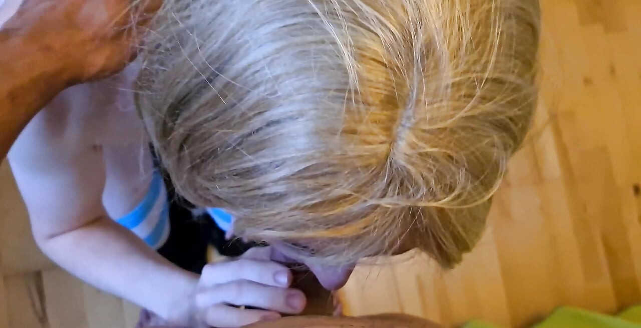 Blonde Trap Sucking on His Big Dick and Swallowing His Big Juicy Load - Prettyboi2000x