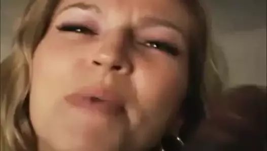 Big breastyed lady sucks a BBC for facial