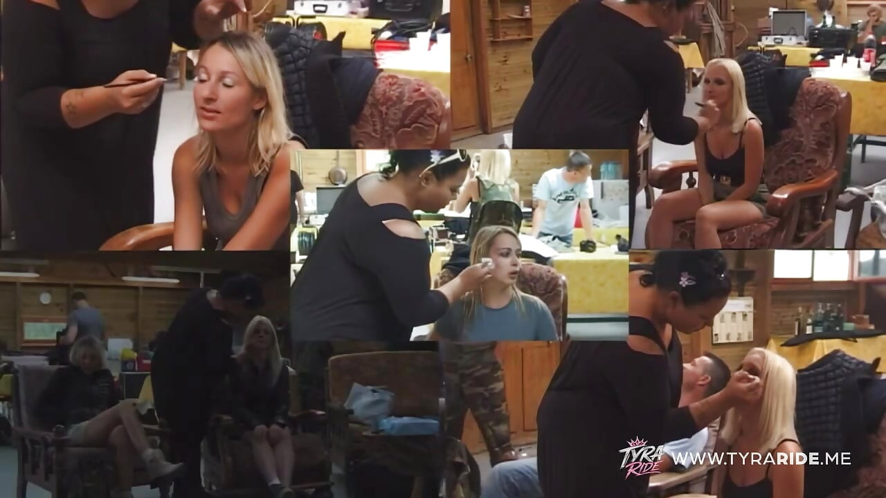 Behind the Scenes Adult Film Shoot with Blonde and Brunette