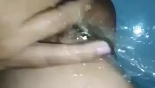 Young Indian girl Squirting