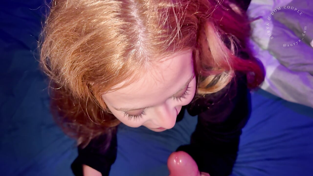 ''OMG, that's a lot of cum'' Young Blonde Gives A Blowjob And Receives A Massive Cumshot To Swallow And Play With
