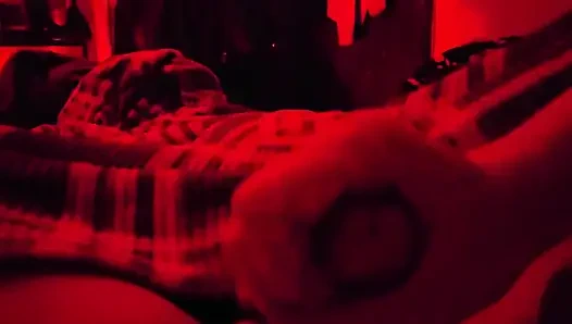 Дрочка в видео от первого лица.