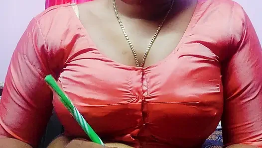 Bedroom aunty romance with boy