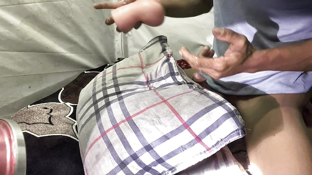Men play sex toys.