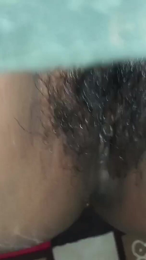 My blonde pussy my husband saw my panties then opened the panties and fucked me. | Clip 1