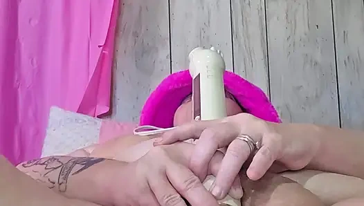 Kleine Vibration macht nichts für böse hure, die kommen muss