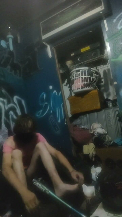 Skinny teen tries on outfits anal play and dry humping | Clip 1
