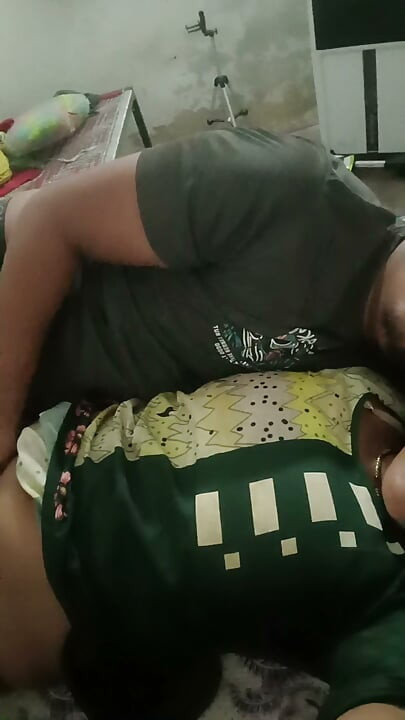 Big brother and stepsister Romance on her bed