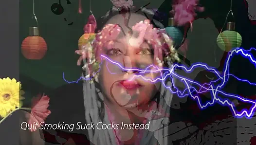 Aufhören, zu rauchen, lutschen sie stattdessen schwänze