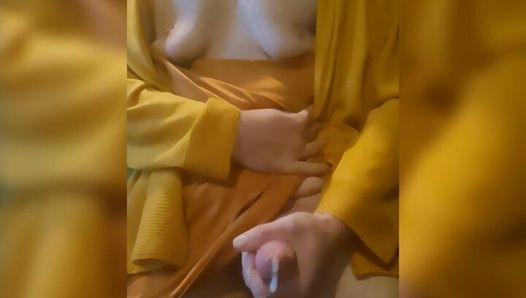 TS Bailey Jane Autumn Outfit Cumshot