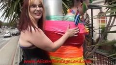Public Bondage Lesbian Humiliation Mummification FemDom SF