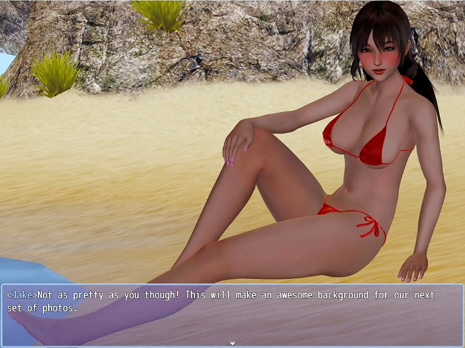 Coming of Ages - gameplay - nhập vai - chụp ảnh 5 - trên bãi biển