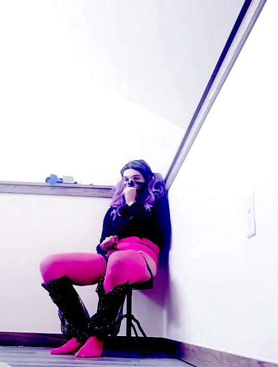 Nasty Semen Slut tgirl sissy