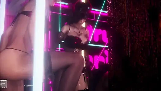 B023 три женщины порют человеческих рабынь в видео от первого лица